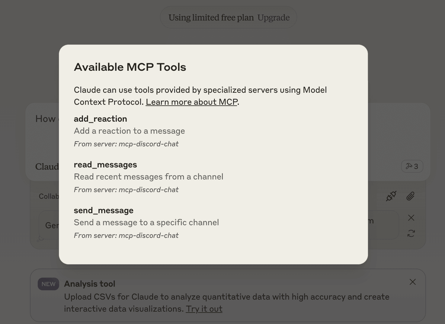 MCP Discord Tools
